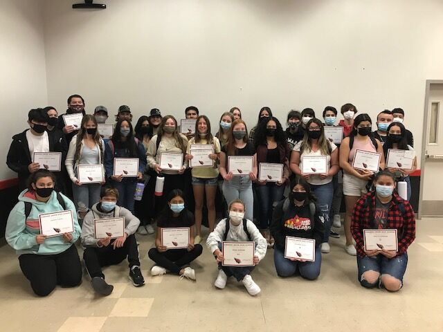 Corning High School honors students of the month